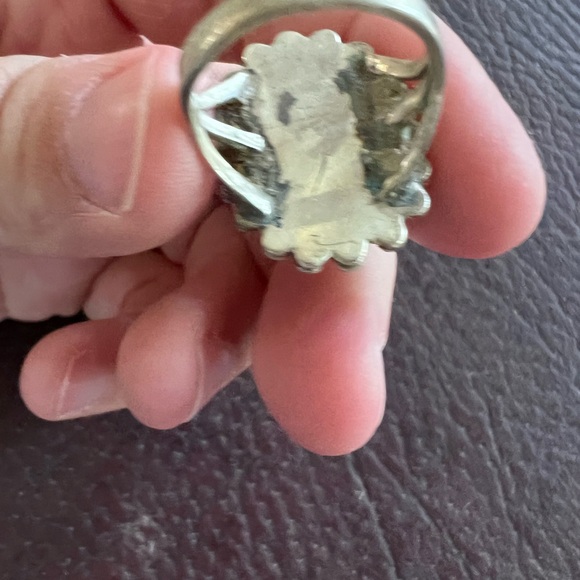 Turquoise Silver Ring - Picture 2 of 5